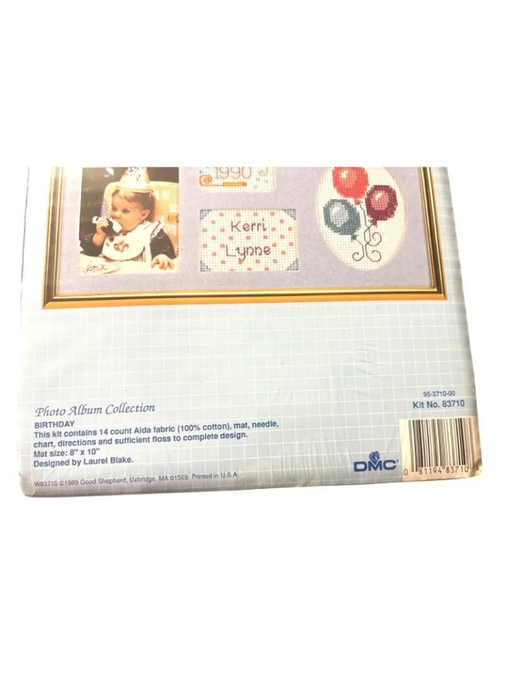 Vintage Cross-Stitch Kit Good Shepherd My First Birthday Photo Album Collection